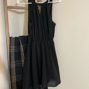 Elegant Black Sleeveless Dress